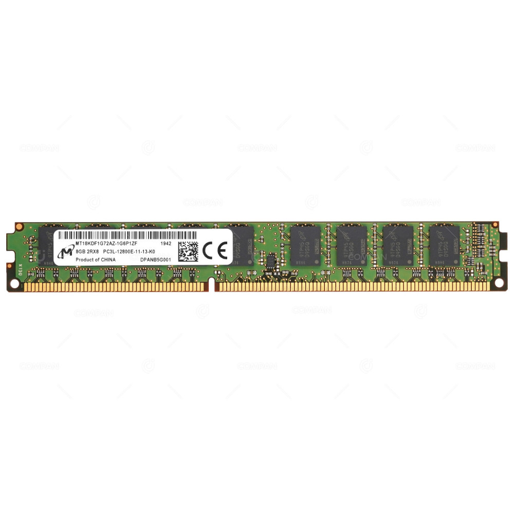 MT18KDF1G72AZ-1G6P1  MICRON 8GB 2RX8 PC3L-12800E MEMORY MODULE FOR FLASHSYSTEM 900